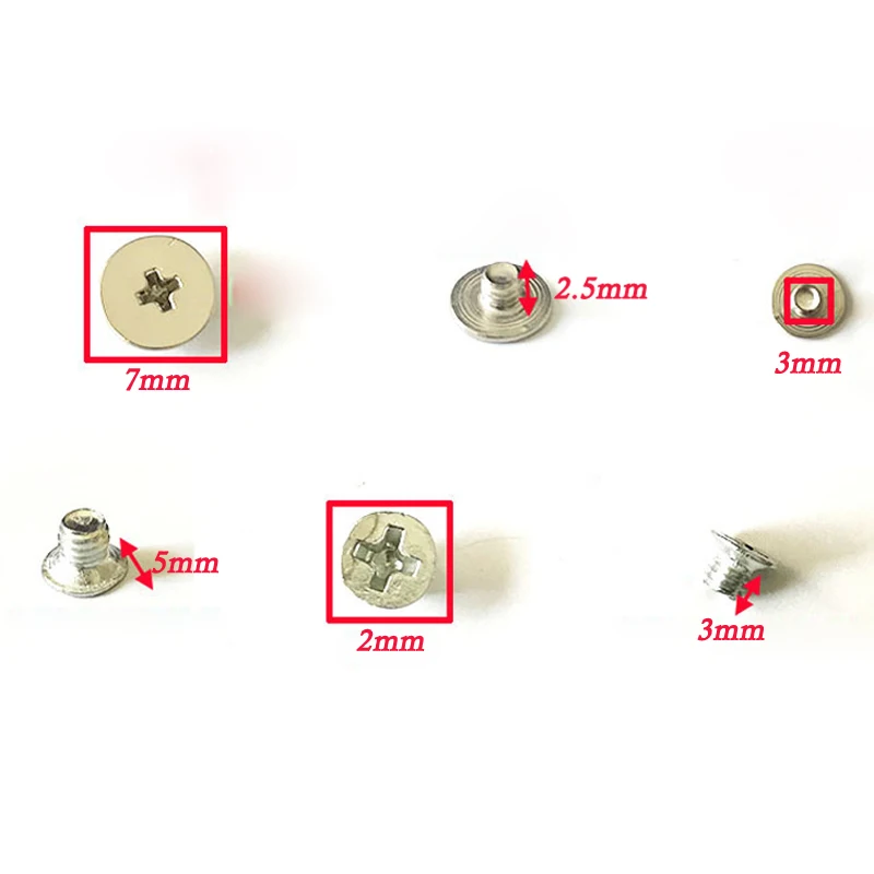 Snap Button Silver Metal Buttons Nail Rivet With Bead Decoration for Leathercraft Bag Snap Fastener Leather Sewing accessories