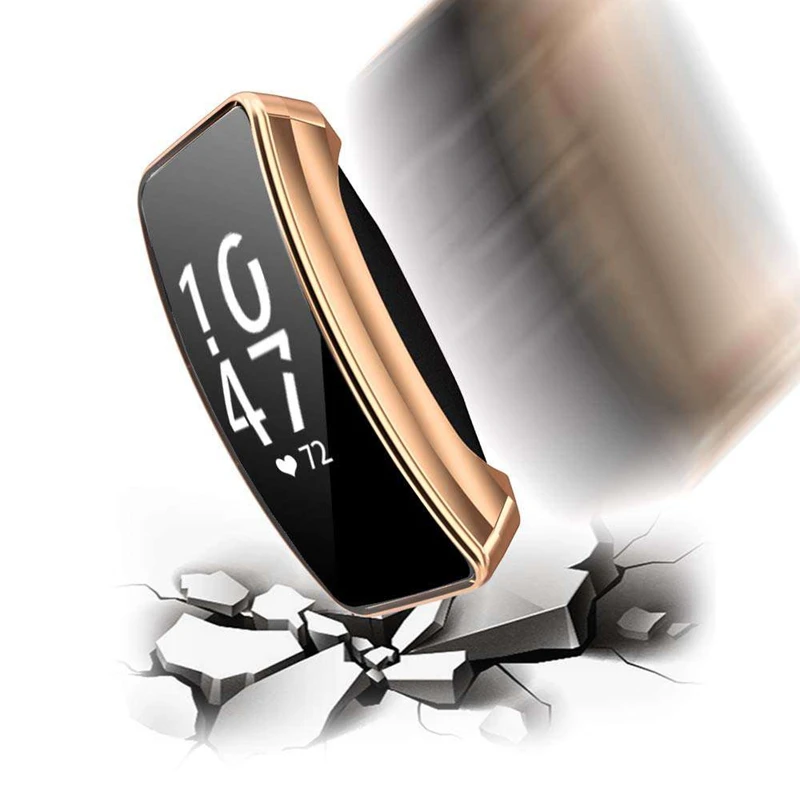Мягкий ТПУ чехол для Fitbit Inspire чехол для часов Защитная пленка для экрана Смарт-часы аксессуары для Fitbit Inspire Hr