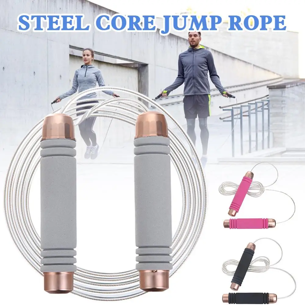 

Adjustable Bearing Jump Rope Tangle-proof Durable Tendon Tangle-Free Gym Fitness Training Skip Rope
