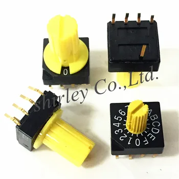 

100% NEW DRS4016C-Y cap 0-F encoding switch, 16 stall rotary dial code switch