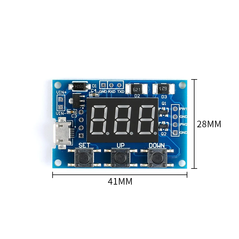 Постоянный ток 5 30V микро USB 5V Мощность независимый генератор PWM 2 двухсторонний