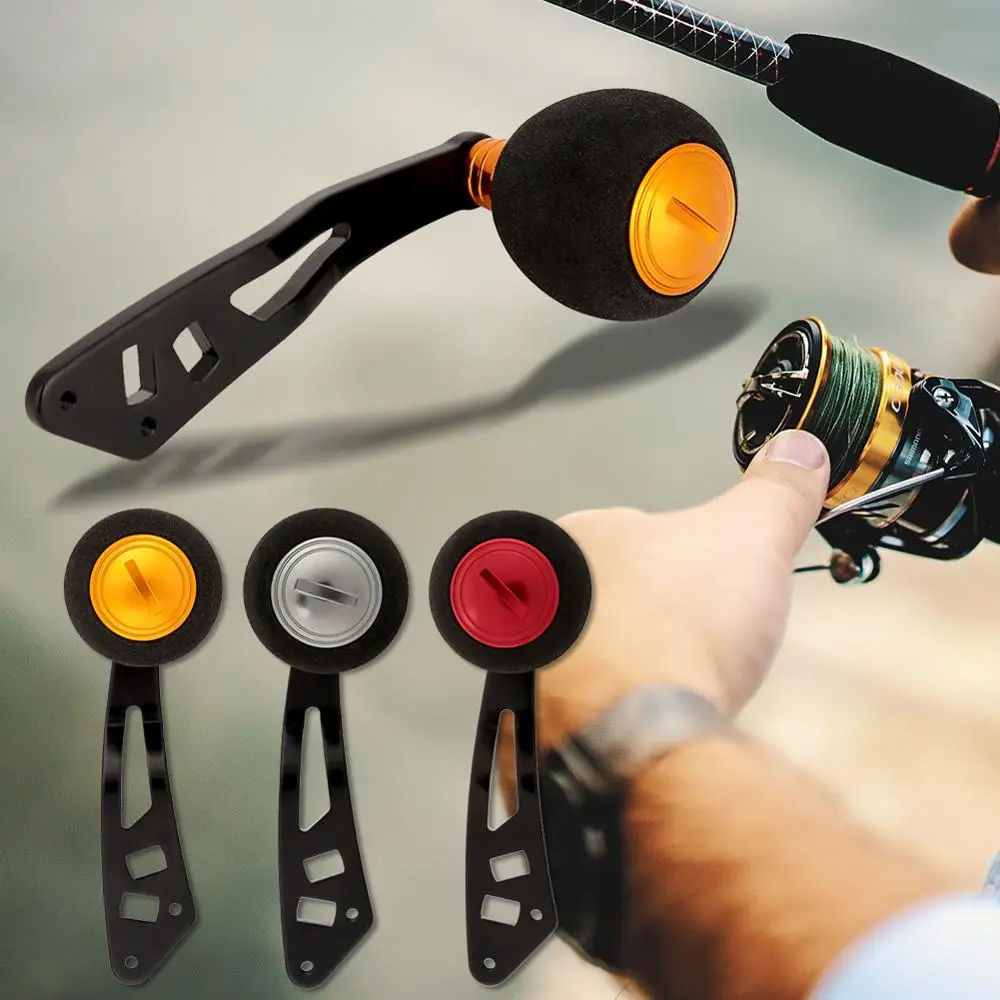

Strong Durable Fishing Reel Rocker Fishing Reel Handle CNC Knob with Fittings Replacement Parts Accessory high speed