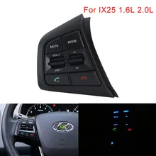 Car steering wheel remoto control For Hyundai creta ix25 1.6 2.0L spinner knob bluetooth Volume switch auto accessories interior Car steering wheel remoto control For Hyundai creta ix25 1.6 2.0L spinner knob bluetooth Volume switch auto accessories interior