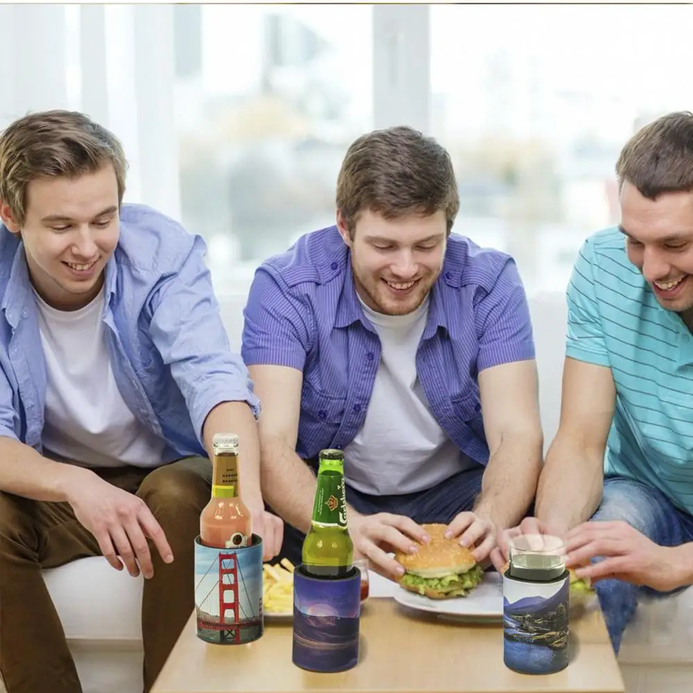 Подарок на День Благодарения, посуда, Can koozie, держатель банки пива для семейного сбора и фестиваля