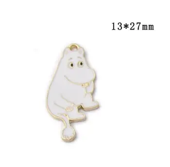 

50 PCS Japanese anime hippo Charm Necklace Pendants DIY Jewelry Making Accessories R56