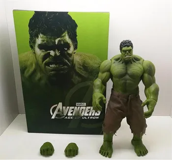 

[ Funny] Big size 42CM Avengers Incredible Hulk Iron Man Hulk Buster Age Of Ultron Hulkbuster PVC Action Figure Hulk Smash model