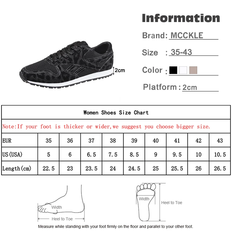 MCCKLE/Женская обувь Повседневное Дамская мода женские леопардовые кроссовки Туфли без каблуков на шнуровке с сетчатым верхом и шнуровкой женские туфли-лодочки; туфли с подошвой из вулканизированной резины размера плюс