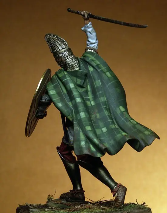 1/24 полимерная Модель Строительный набор фигурка воина
