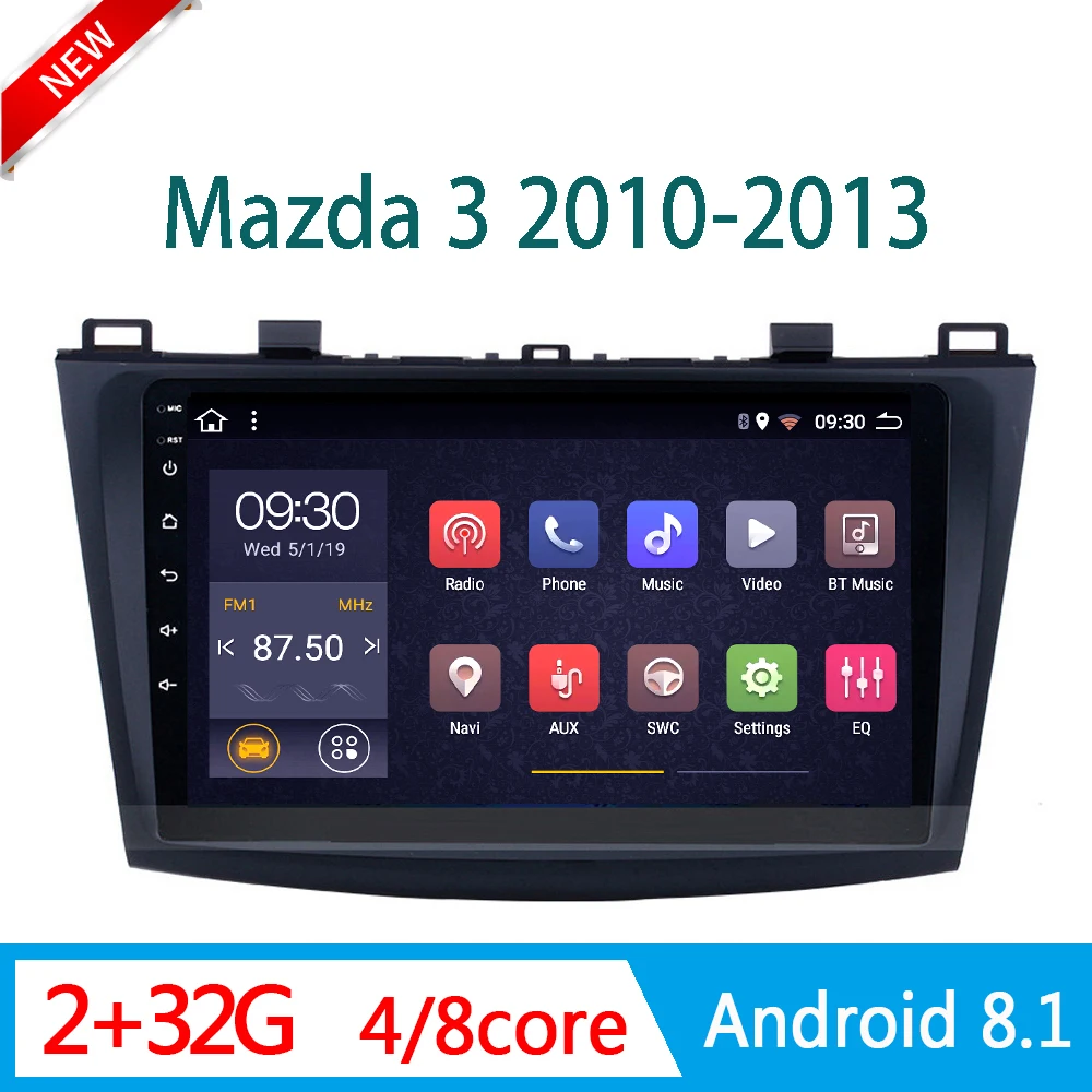 Автомобильный DVD-плеер для mazda 3 2GRAM 2010-2013 Авторадио Центральная мультимедийная