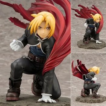 

22cm Red Robe Alchemist Edward Elric Anime Figure action figure toys collection doll Christmas gift children toys with base