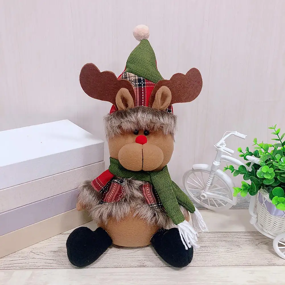 HOT 3 Styles Christmas Decorations Christmas Dolls Christmas Tree Decorations Innovative Elk Santa Snowman Decorations