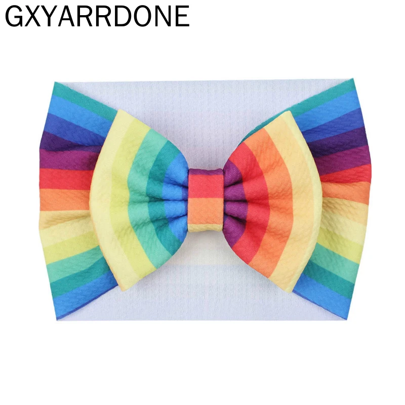 

1pcs 2019 Flower Boutique Headband 5" Soft Elastic Hair Bows Headwrap Kids Hair Accessories Mujer Bandeau Bebe Fille 33 Colors