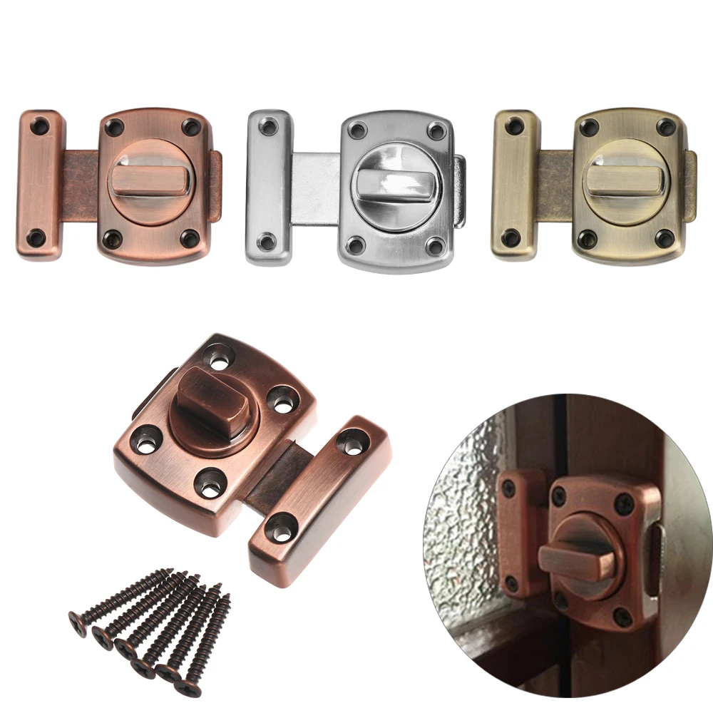 Security Hardware Door Bolts Universal Turn Twist Furniture Bolt Thickened Lock PinDoor