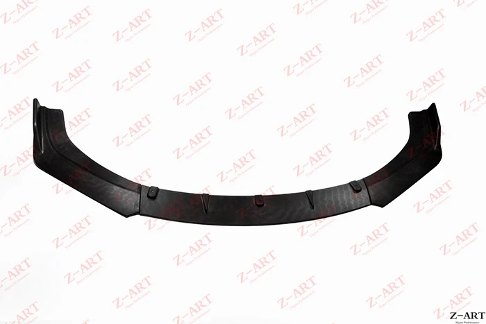 Z-ART plastic front lip for Honda Civic- carbon fiber looks front chin for Honda Civic FC5 FK8 plastic front spoiler