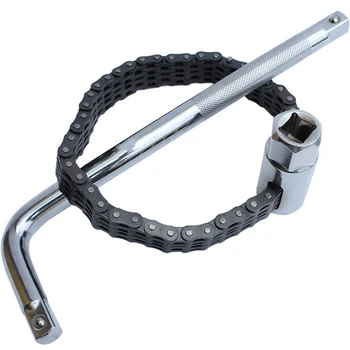 

Keychain Oil Filter Wrench with 1/2 White Lever, Suitable for Most Cars and Light Trucks, Separates Very Quickly