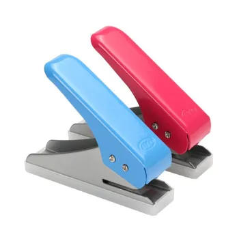 

Metal Single Hole Punch Loose-leaf Paper Cutter Hole Puncher for Document Cards photo DIY Scrapbooking book binding Supplies