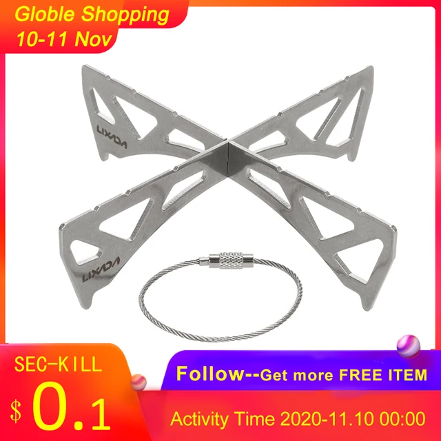 Portable Cross Combination Stent Reactor Stove Rack Steaming Titanium/Stainless Portable Cross Combination Stent Reactor Stove Rack Steaming Titanium/Stainless