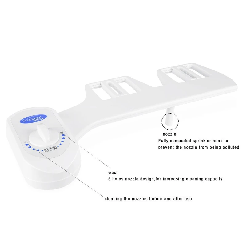 Body Cleaner Simple Butt Washing Women 's Cleaner Toilet Cover Plate Non-Plug-in Two Modes Cold Water Washing Bidet
