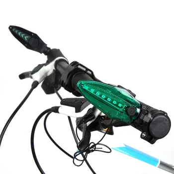 

MTB Bicycle Handlebar LED Turn Lights Flash Light Cycling Mountain Bike Handle Bar End Night Safety Warning Lamp