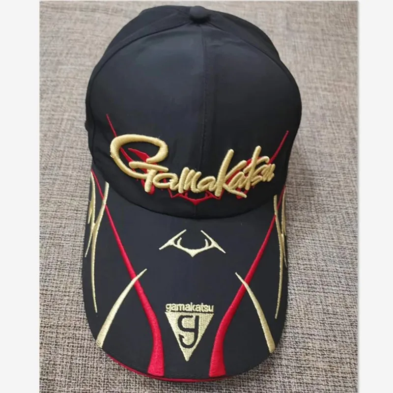 2020 New Men Autumn Sun Protection Fishing Caps Outdoor Gamakatsu Fishing Hats Solid Breathable Cotton Fishing Hat Hot Sell Hats