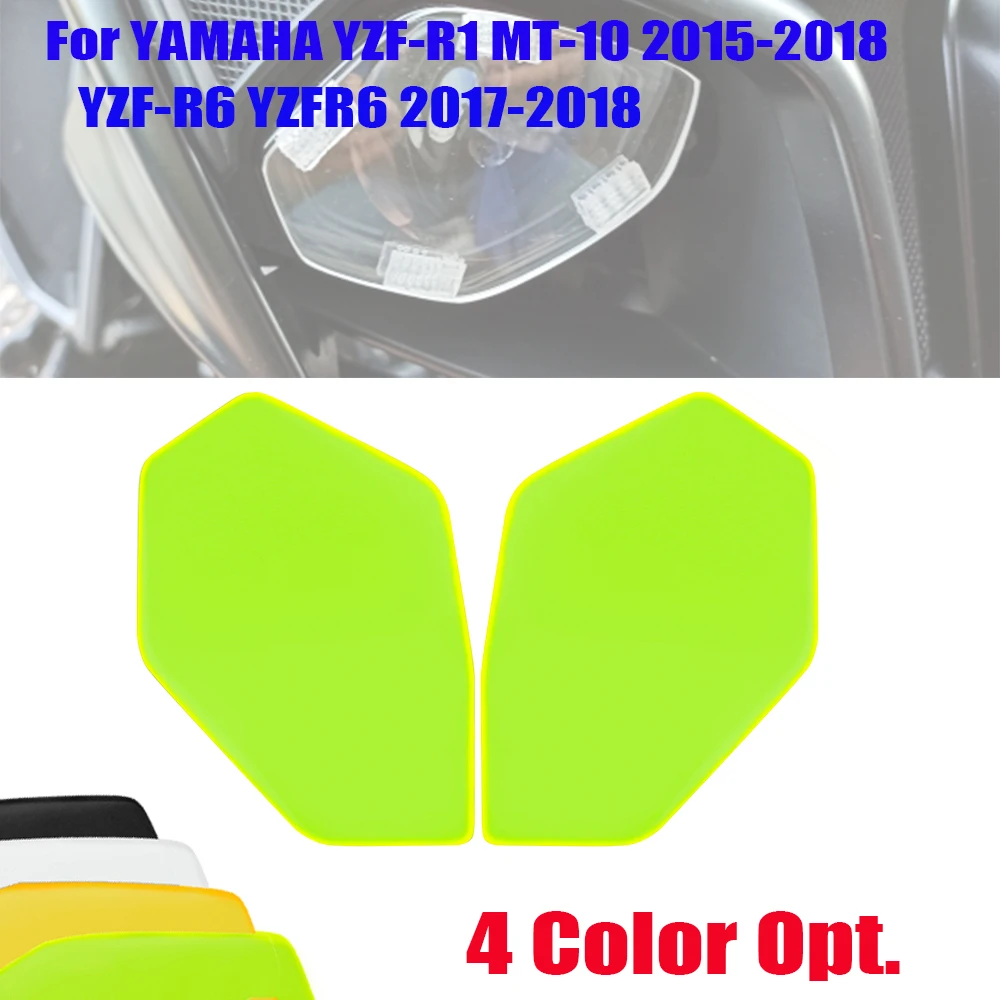 Защита передней фары мотоцикла Защитная крышка для YAMAHA YZF-R1 YZFR1 YZF R1 15-21 YZF-R6 YZFR6 17-21 R6