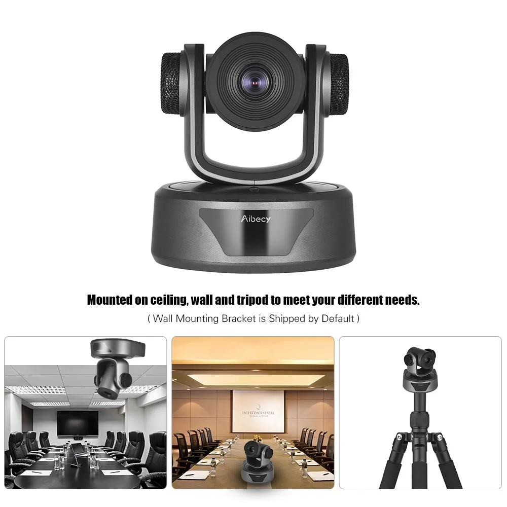 Aibecy HD видео конференц-камера Full HD 1080P Авто 20X оптический зум с 3,0 USB веб-кабель дистанционное управление