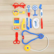 15 Teile/los Kinder ролевые игры доктор игрушки Krankenschwester Spielzeug-set Tragbaren Koffer медицинский набор для детей