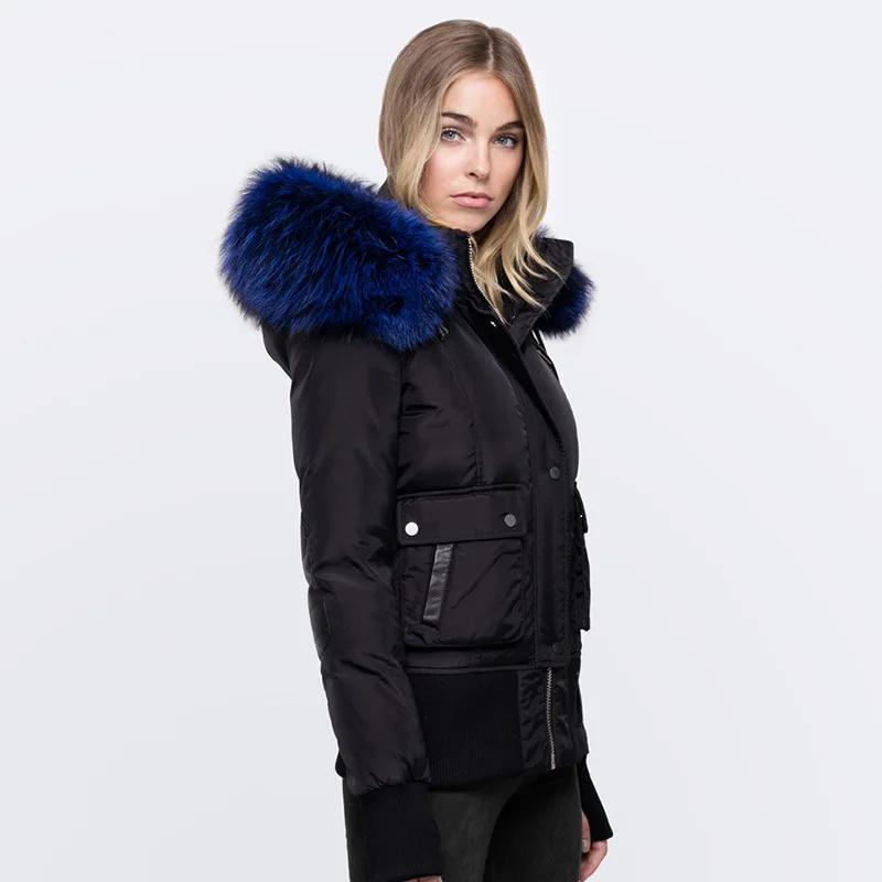 Европа и Америка, AliExpress, зима, стиль, модное, сексуальное, теплое, одноцветное, с меховым воротником, хлопковое пальто для женщин