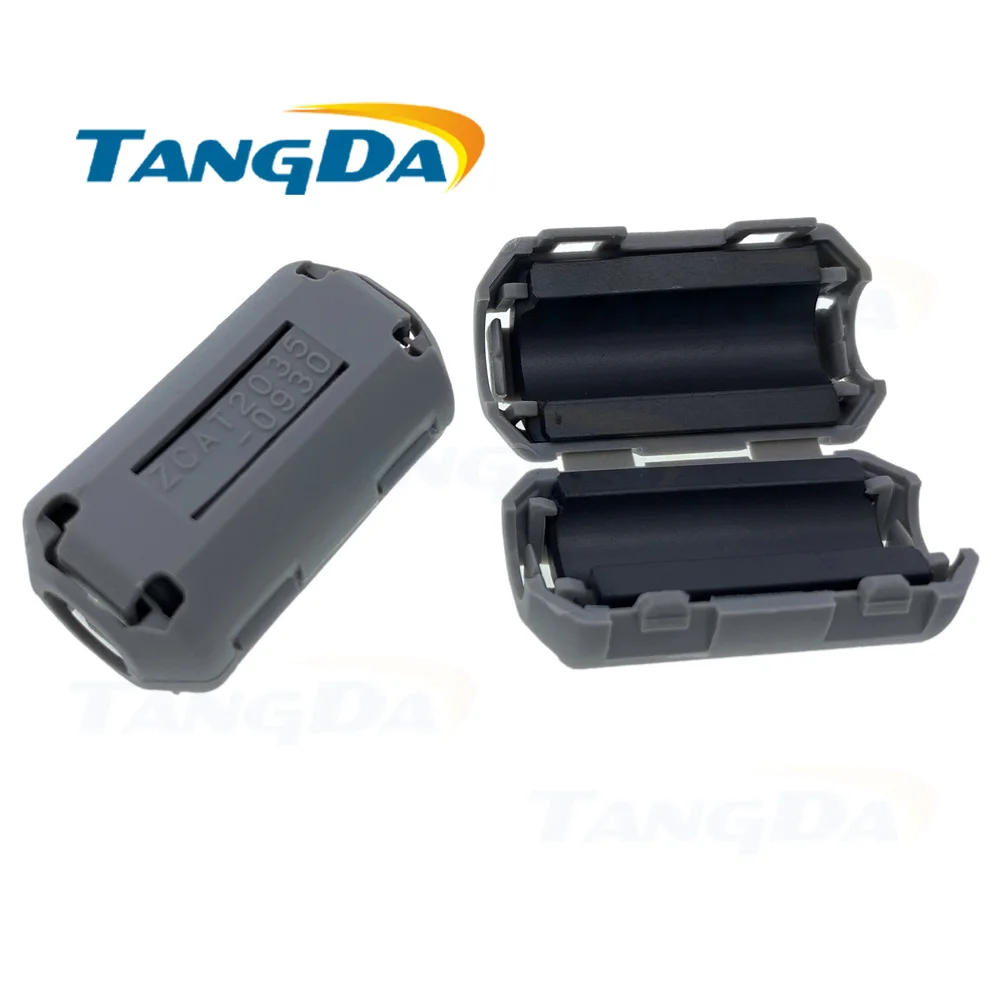 Junta o Grampo do Supressor do Canal-tipo da Anti-interferência Protege o Cinza a Ferrite da Braçadeira dos Núcleos da Ferrite de Tangda Protege Cinza a Zcat2035-0930 id 9mm o