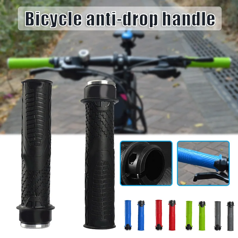 Bike Grips TPR Bicycle Handlebar Non Slip Shock absorption Handle Bar