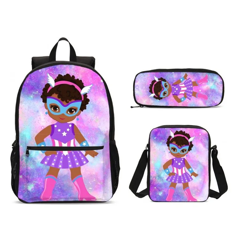 Галактика Супер Девочки Дети ученические школьные сумки школьный рюкзак книга сумки набор подростков ноутбук рюкзак