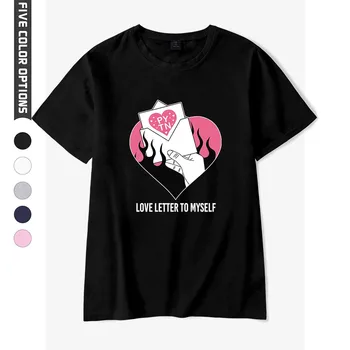 

Fashion Teen T-shirt Men and Women Tees Boys Girls Short-sleeved Summer Casual Print Peyton Moormeier Black Street Wear Top