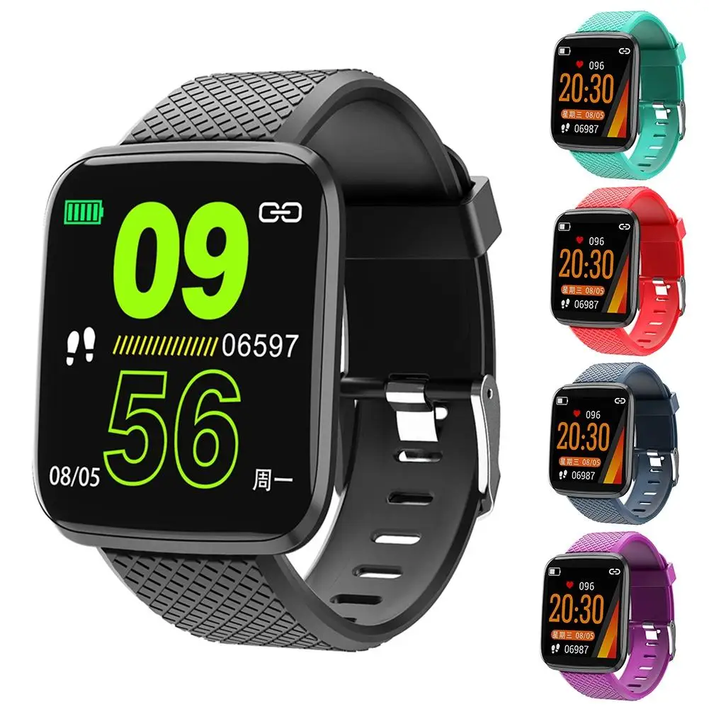  116Plus Smart Bracelet Heart Rate Blood Pressure Health Dial Fashion Big Screen Sports Smart Blueto - 4000040324209