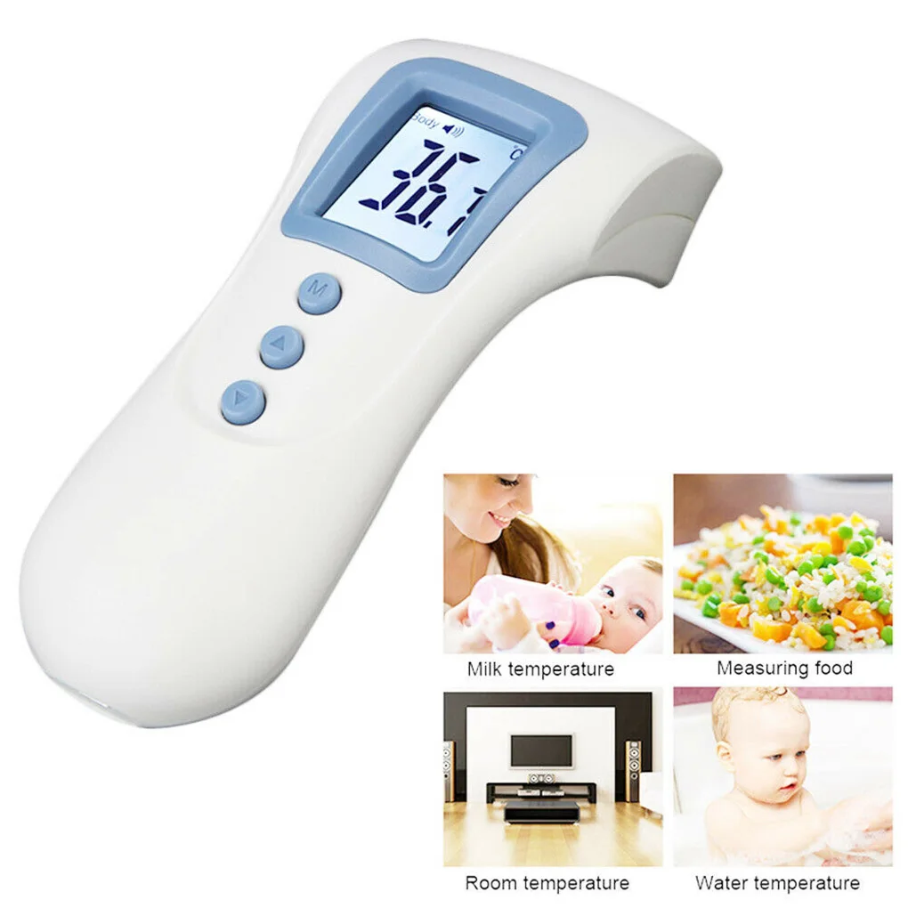 

Infrared Digital Thermometer Body Object Temperature Measuring Tool Non-contact LCD Display Thermometer