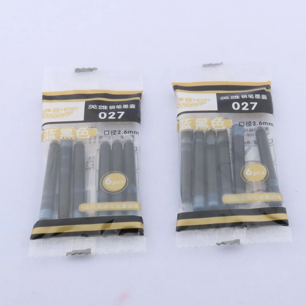 Чернильные картриджи для перьевой ручки Hero 2 6 мм 3 4 12 шт.|pen fancy|pen ballpointcartridge cb435a |