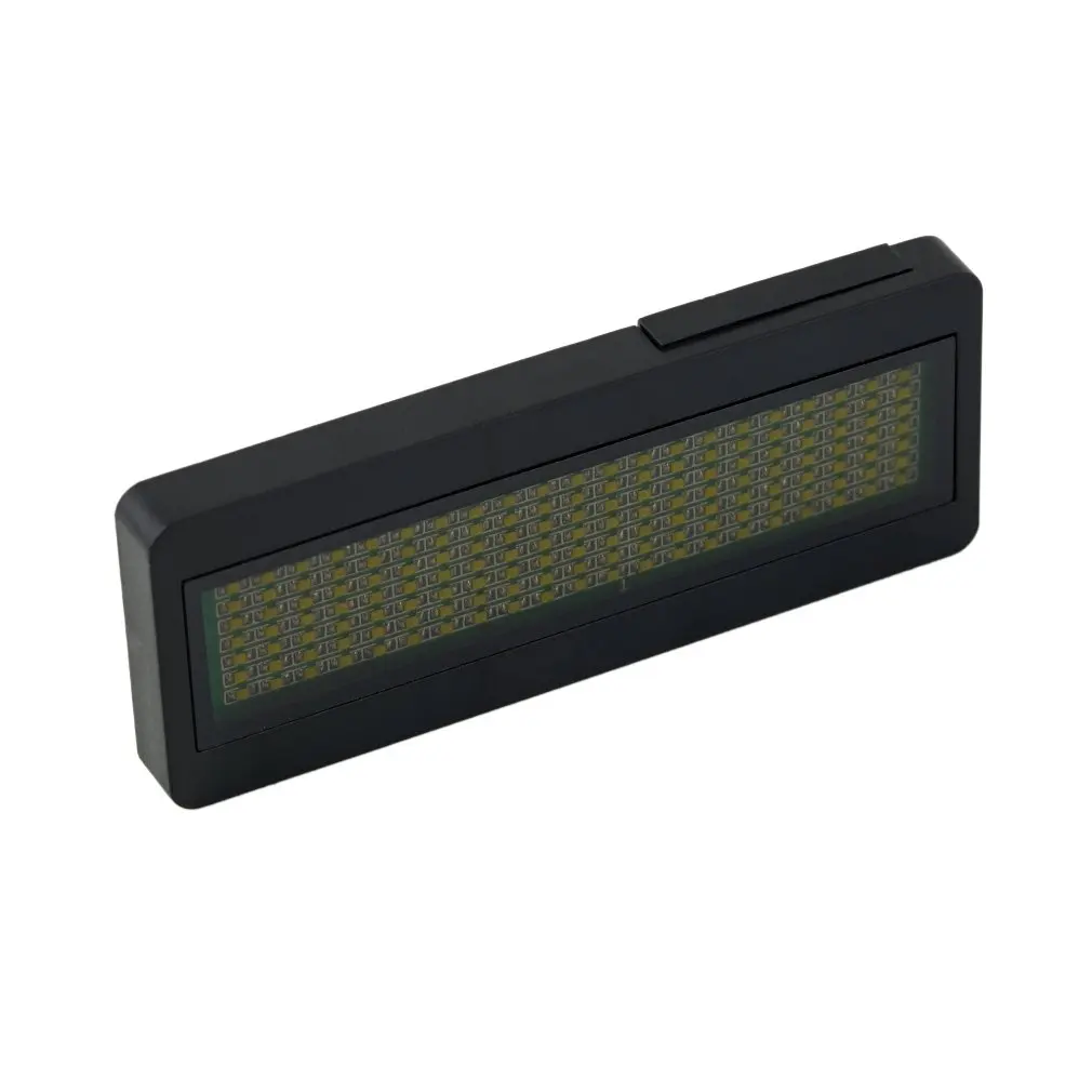 LED name badge sign Scrolling advertising/business card show display tag/programmer order Digital Display English Wholesale Tech