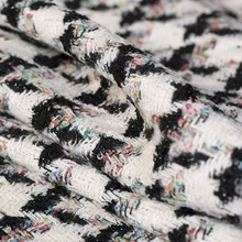 150 см в ширину 650 г/м твидовая трикотажная ткань из мохера, шерсти и акрила для осенне-весеннего платья пальто куртка E1170