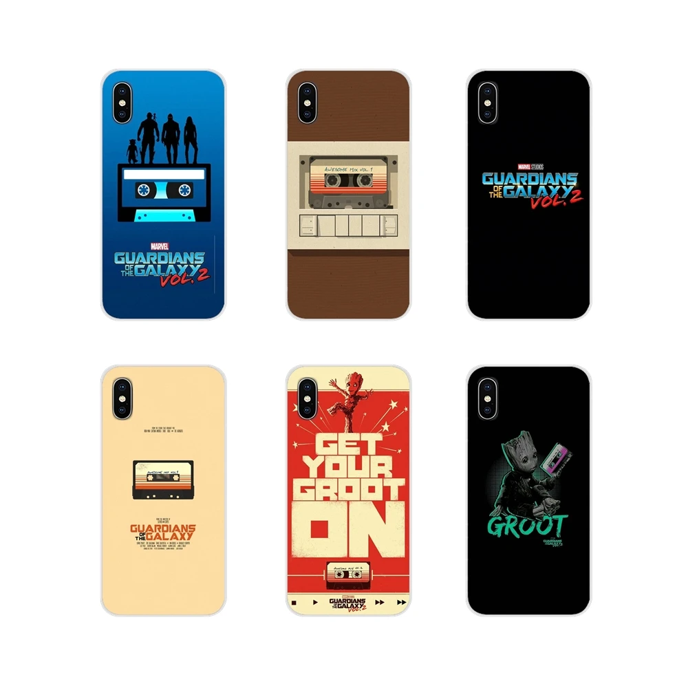 

For Huawei Mate Honor 4C 5C 5X 6X 7 7A 7C 8 9 10 8C 8X 20 Lite Pro Silicone Case Cover Guardians of The Galaxy Awesome Mix Vol 1