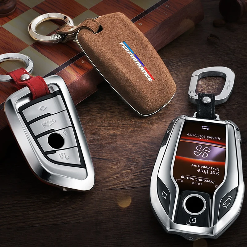 

Car Styling For BMW X3 X4 G01 5 series G30 G38 Protect Shell Interior auto Accessories Key Rings Protection Covers Stickers Trim