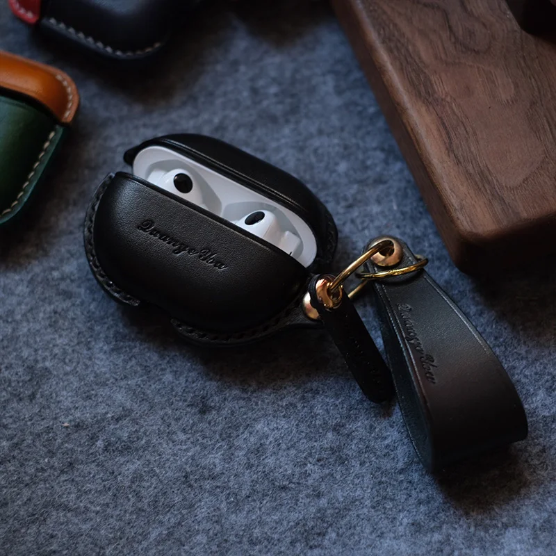 Genuine Leather For Huawei FreeBuds Pro 4 Case Luxury Real