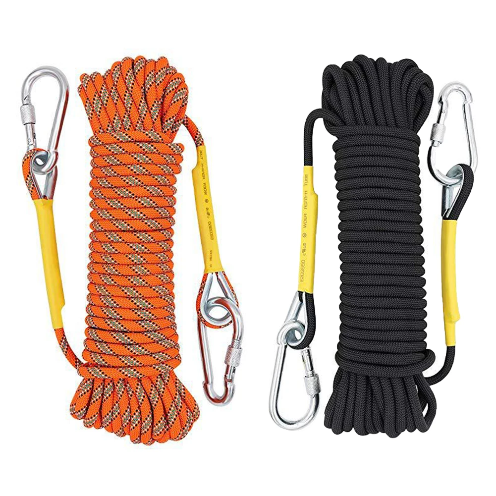 20M Rock Climbing Ropes Safety Sling Cord Rappelling Rope Survival