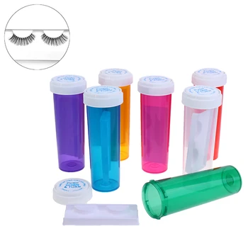 

Eyelash Packaging False Lashes Strip Boxes Faux Cils Lash Empty Pill Case Shape