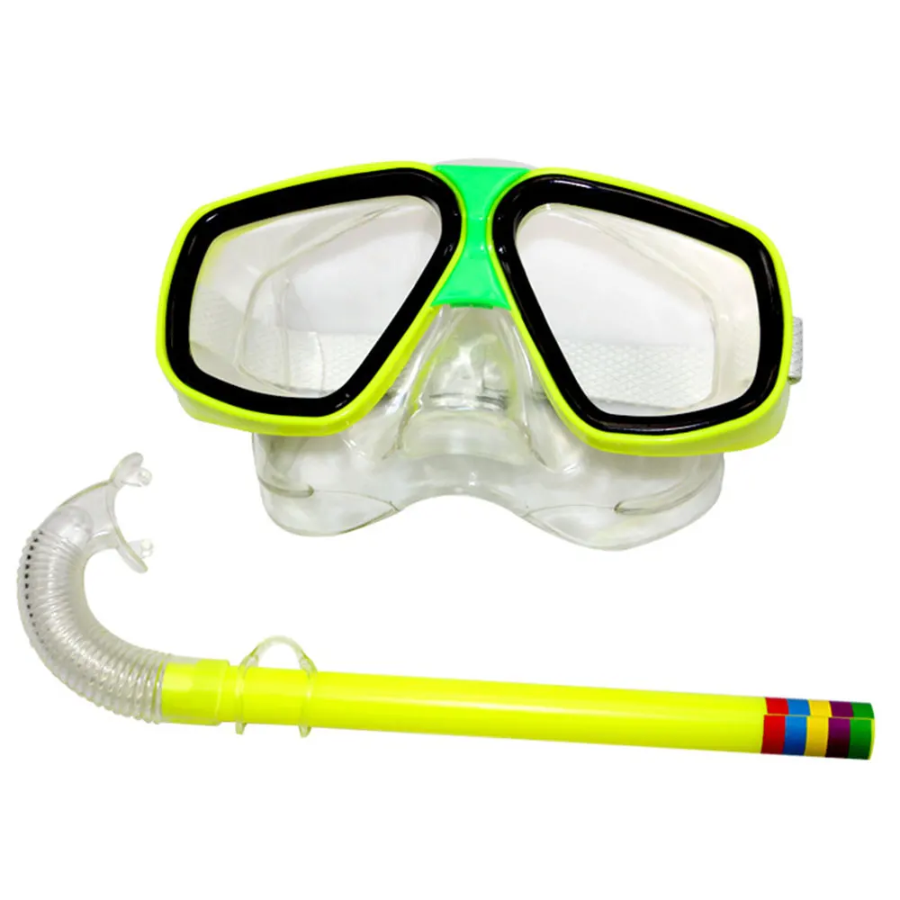 Прочные поликарбонатные детские пляжные очки для плавания плавание зеркальные противотуманные очки плавание, дайвинг практичный нагрудник