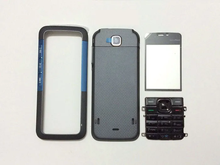 Корпус для Nokia 5310 5310XM Передняя Лицевая панель рамка Крышка+ задняя крышка батареи+ Английский Русский/арабский клавиатура