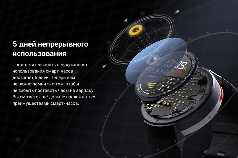 Смарт-часы Amazfit Verge(1.3'', AMOLED, Android, 11&quot) от 2 дней, официальная гарантия