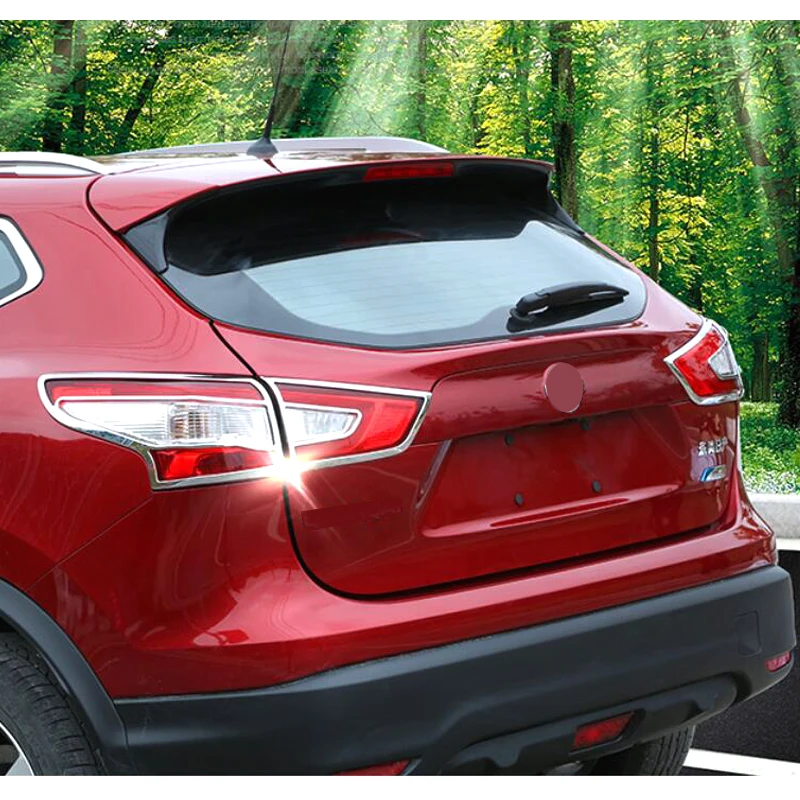 Для Nissan Qashqai J11, автомобильный Стайлинг, задний Автомобильный задний светильник, Накладка для бровей, хромированные украшения, аксессуары