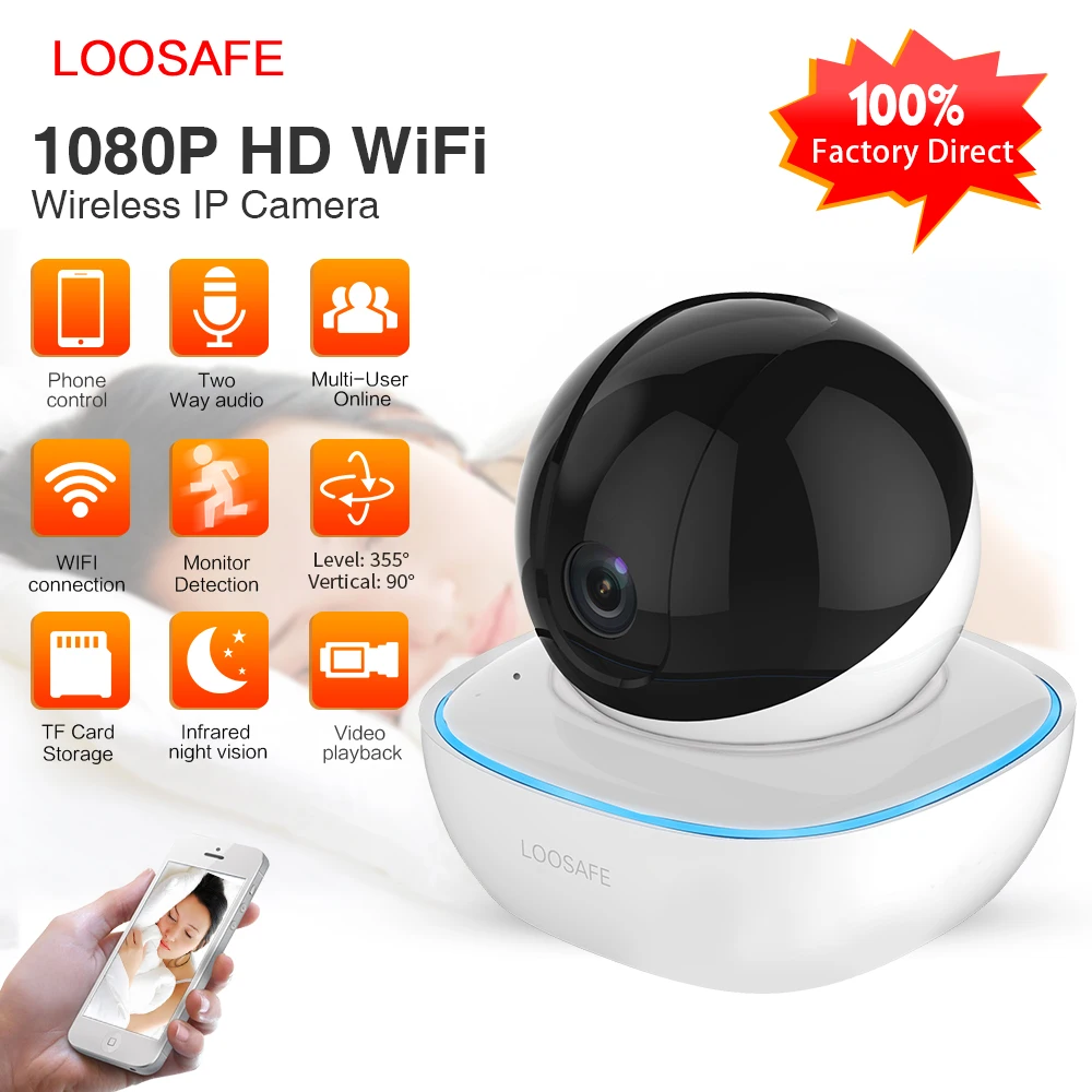 Loosafe Wifi Security Wireless Ip Camera 1080p Home Security Automatic Tracking Alarm Ir Surveillance Cctv Wifi Camera Surveillance Cameras Aliexpress Loosafe Wifi Security Wireless Ip Camera 1080p Home Security Automatic Tracking Alarm Ir Surveillance Cctv Wifi Camera Surveillance Cameras Aliexpress