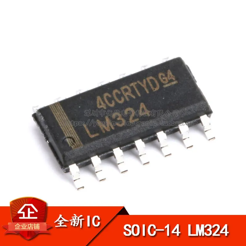 10 шт. чип LM324 четырехкратный Рабочий Усилитель SOP 14 soic 14|Операционные усилители| |