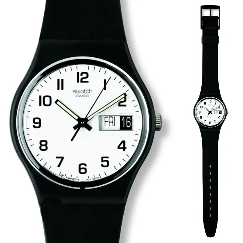 Swatch montre, женские кварцевые часы, gb274 - Цвет: GB743