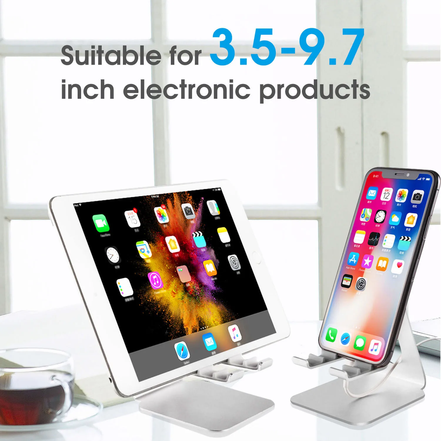 Tablet Stand Adjustable GOOJODOQ For iPad Stand Holder Desktop Holder Dock For iPad Pro11 Pro 10.5 Air Mini tablet holder tablet stand